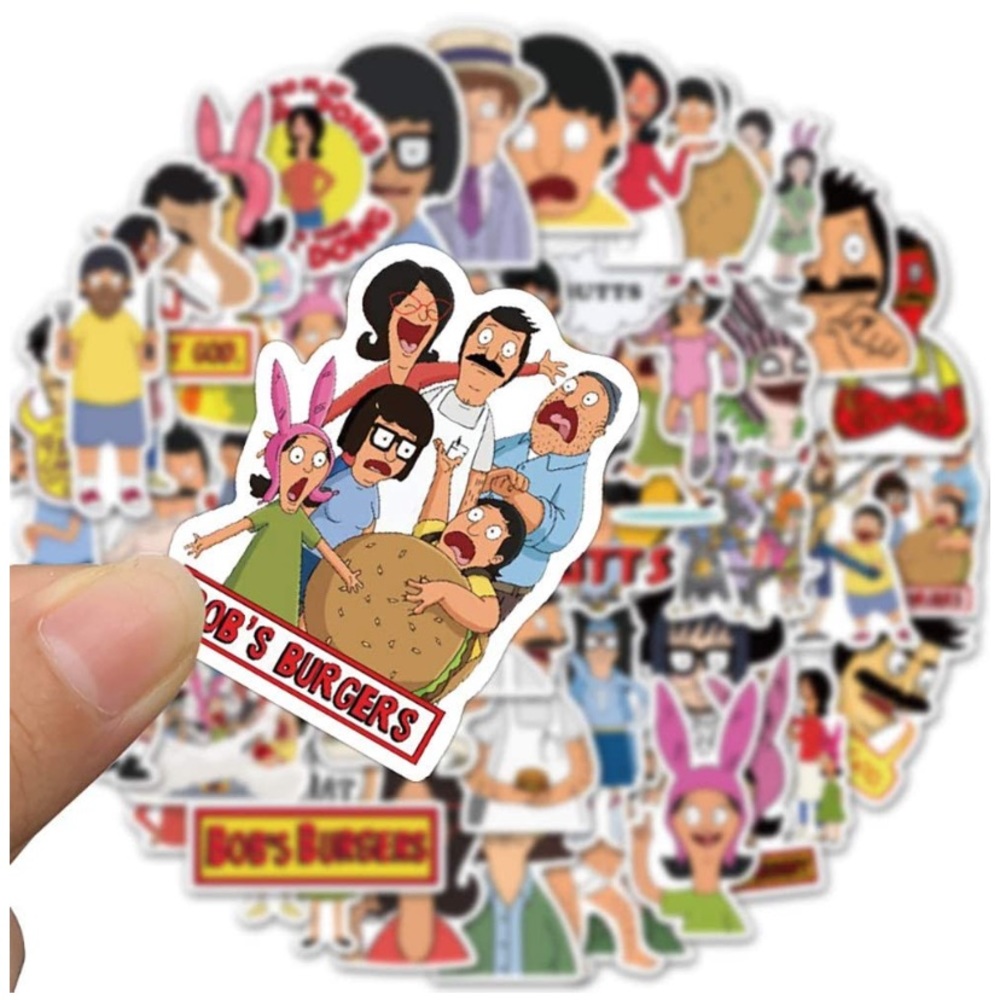 25 Bobs Burger stickers
